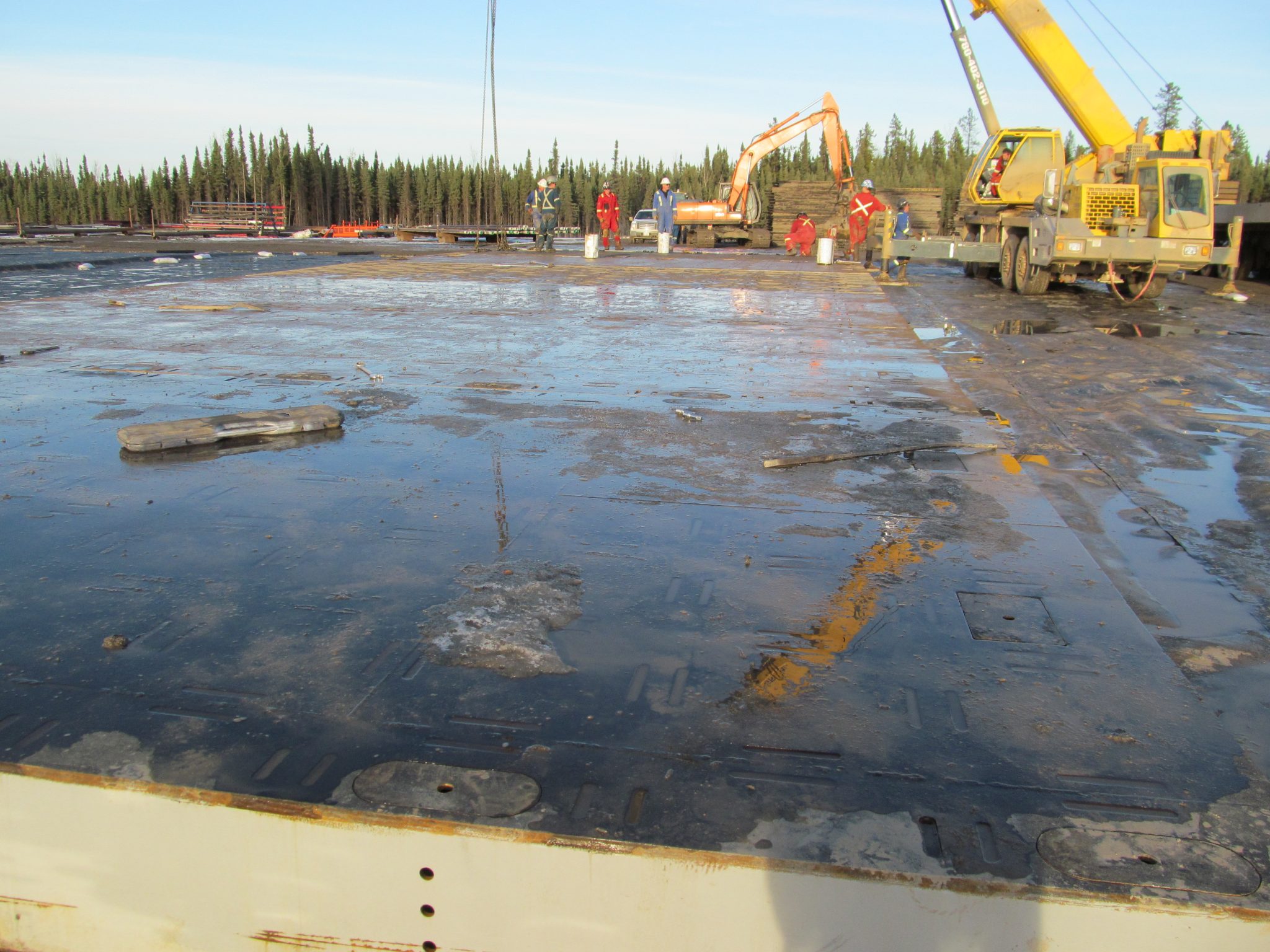 Engineered Steel Walking Rig Mats